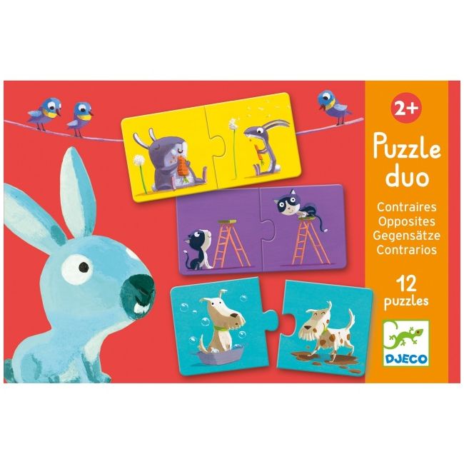 Puzzle duo antonime, djeco dj08162