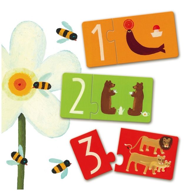 Puzzle duo numere, djeco dj08151