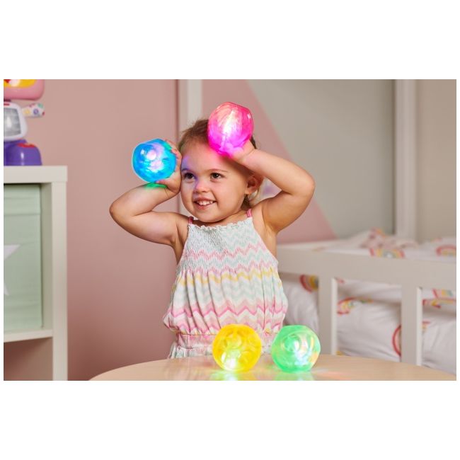 Set de 4 minigi senzoriale cu lumini tik72209