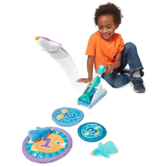 Set de joaca din lemn pinguinii zburatori - colectia distractie la targ md92301