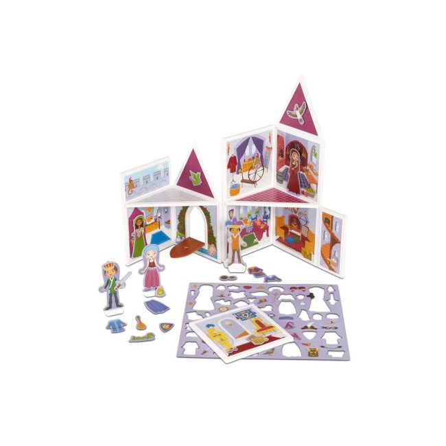 Set de joaca magnetic castel medieval - melissa & doug md30662