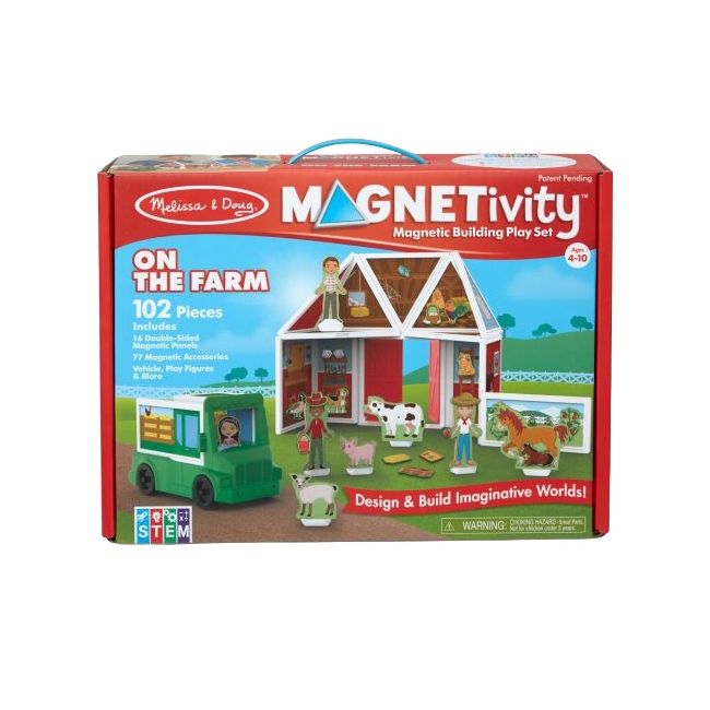 Set magnetic de joaca la ferma - melissa & doug md30656