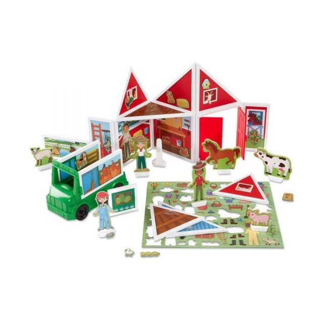 Set magnetic de joaca la ferma - melissa & doug md30656