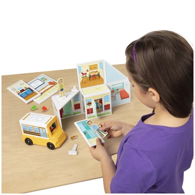 Set magnetic de joaca la scoala - melissa & doug md30657