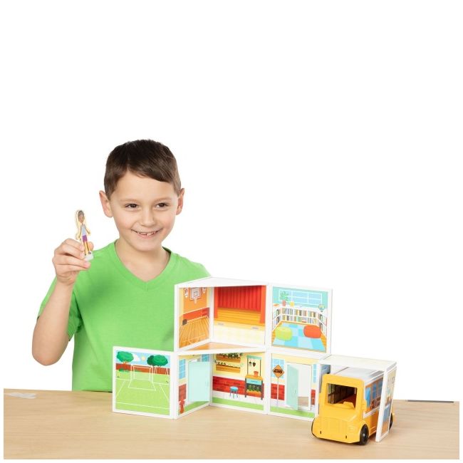 Set magnetic de joaca la scoala - melissa & doug md30657