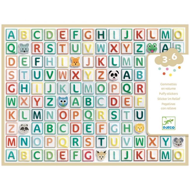 Abtibilduri litere, djeco dj09078