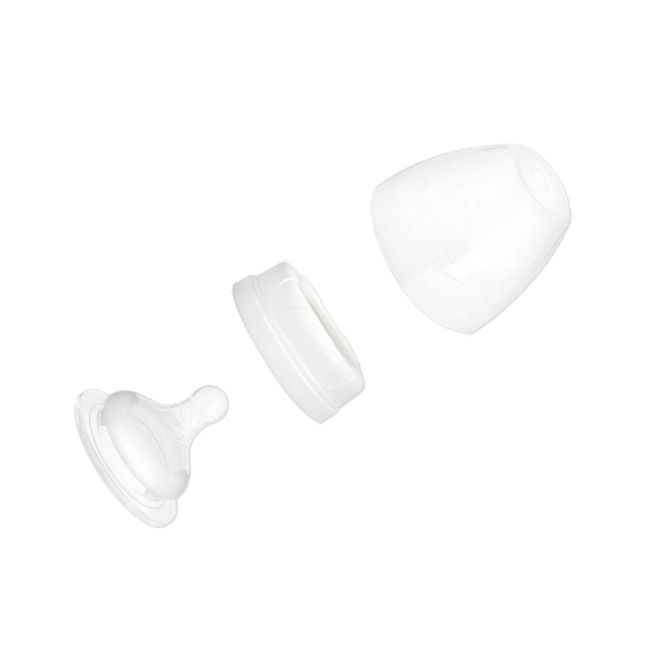 Biberon neno 150 ml cu tetina silicon, anti-colici, debit lent nen-bab-bt001