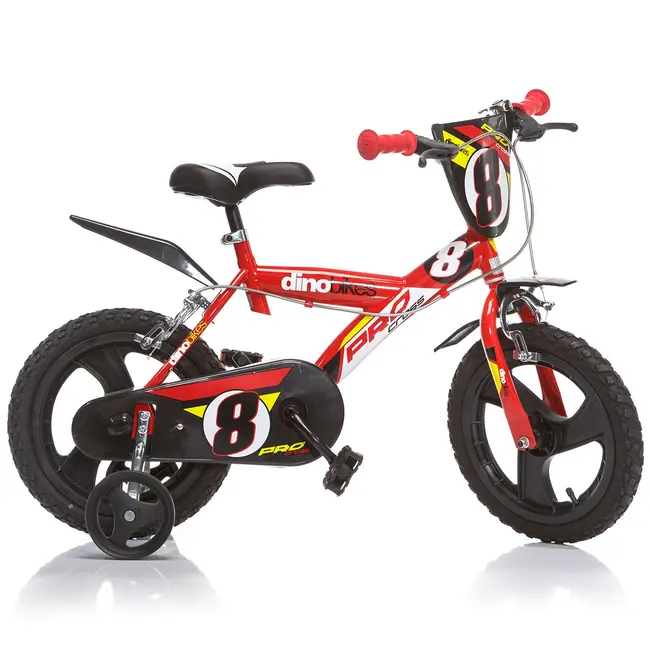 Bicicleta pentru copii Pro Cross DB-143GLN-06 Dino Bikes, 14 inch, culoare rosu SUPDB-143GLN-06