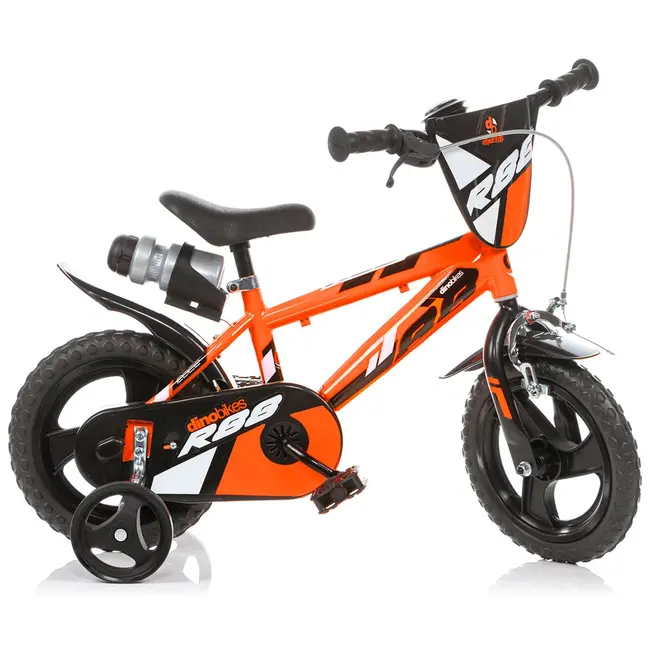 Bicicleta pentru copii model R88 DB-412UL-26R88 Dino Bikes, 12 inch, culoare orange SUPDB-412UL-26R88