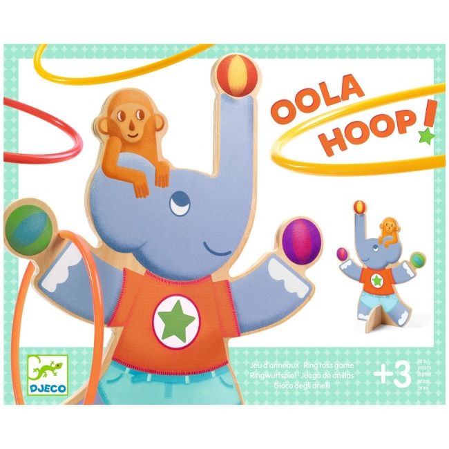 Joc cu inele, oola hoop, djeco dj02000