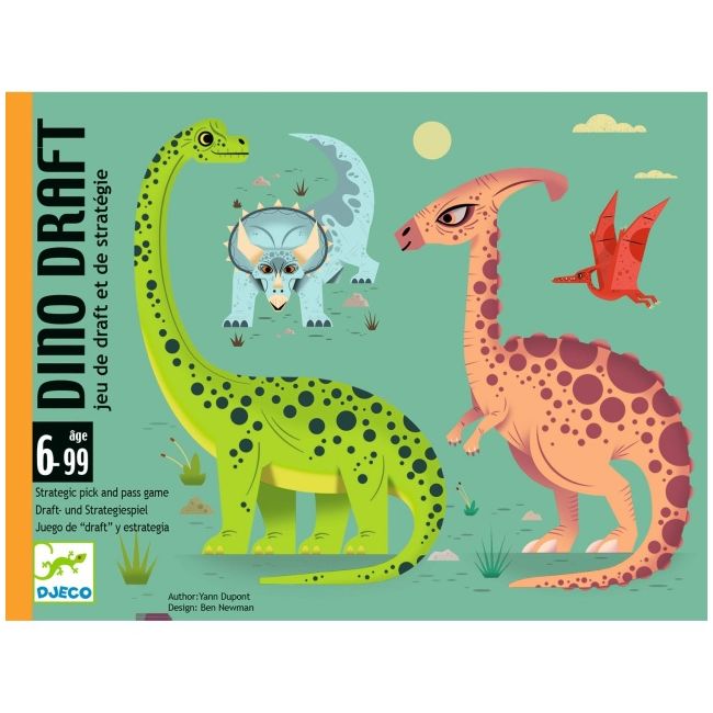Joc de carti dino draft, djeco dj05093
