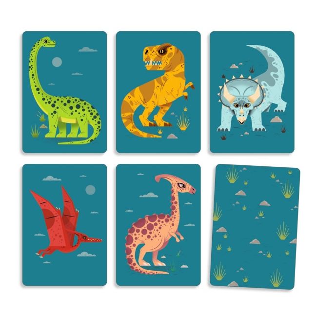 Joc de carti dino draft, djeco dj05093