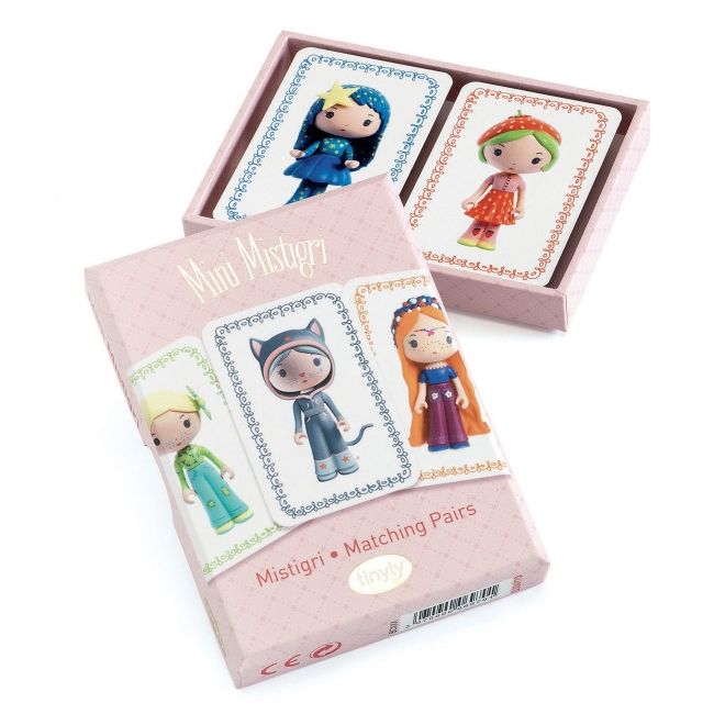 Joc de carti printesele tinyly mini mistigri, djeco dj06970