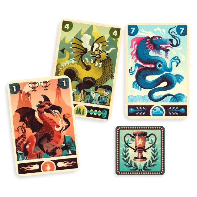Joc de carti puterea dragonului, djeco dj05081
