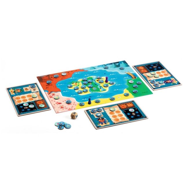 Joc de societate insula piratilor, djeco dj08595