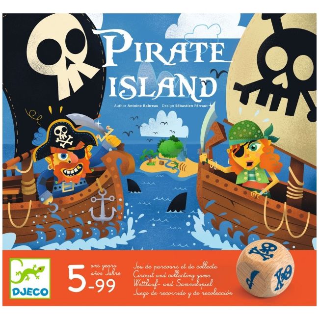 Joc de societate insula piratilor, djeco dj08595