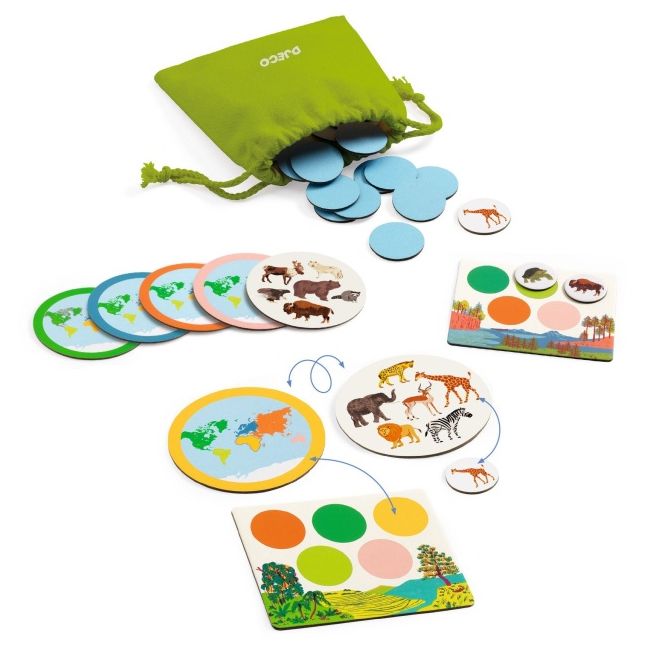 Joc educativ loto animo mondo, djeco dj08198