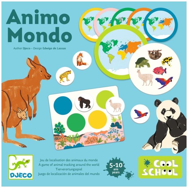 Joc educativ loto animo mondo, djeco dj08198