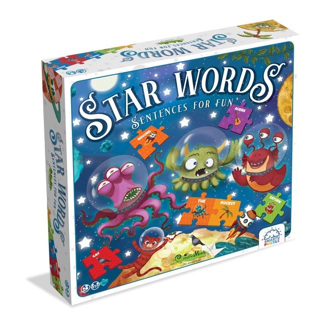 Joc educativ smarty puzzle- star words ctv_012