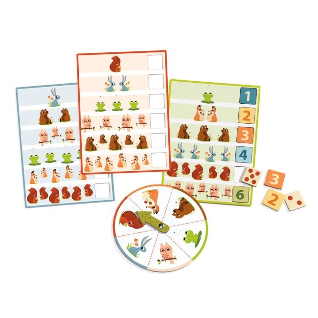 Joc eduludo bingo cifre, djeco dj08258