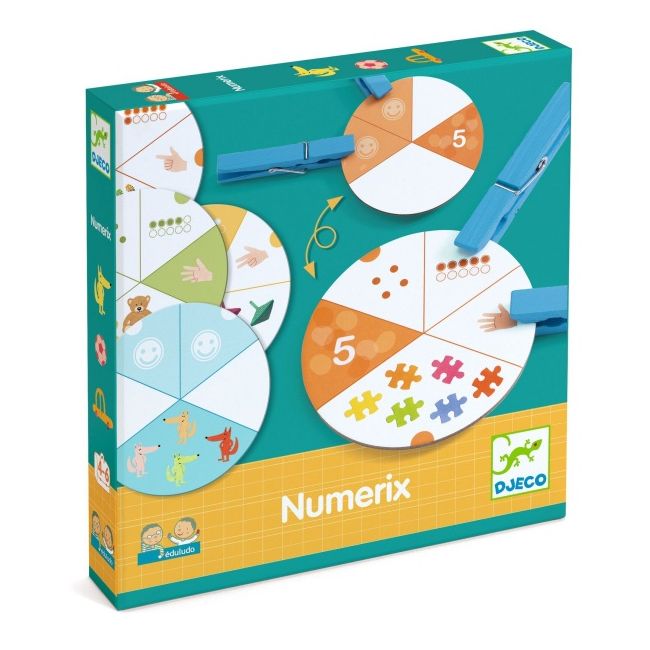 Joc eduludo numere numerix, djeco dj08349