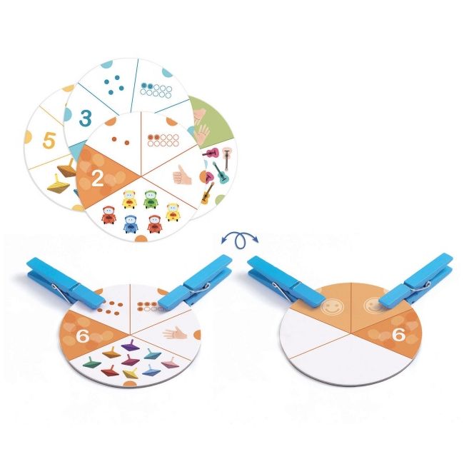Joc eduludo numere numerix, djeco dj08349