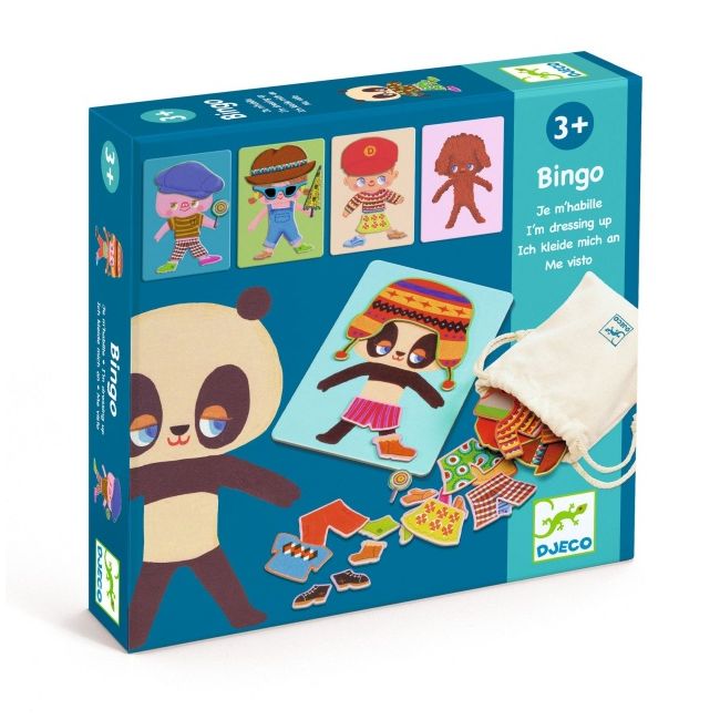 Jucarii educative dress up bingo, djeco dj08190