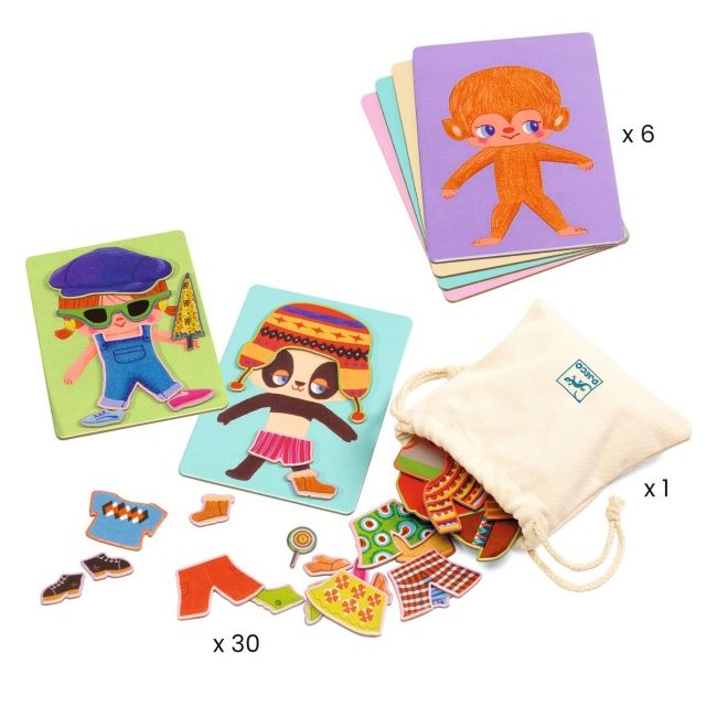 Jucarii educative dress up bingo, djeco dj08190