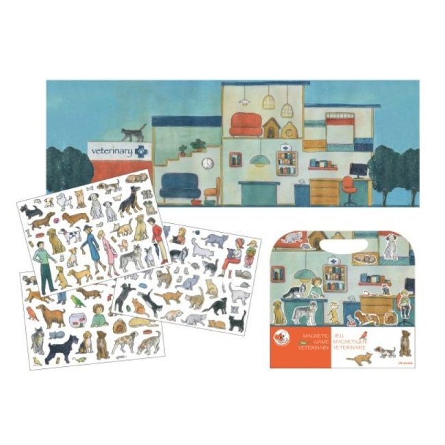 La medicul veterinar, set magnetic, egmont toys egm_630668