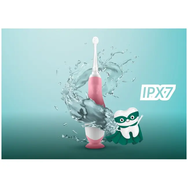 Neno denti pink &ndash; periuță de dinți electrică de la 3 la 36 luni nen-bab-sc002