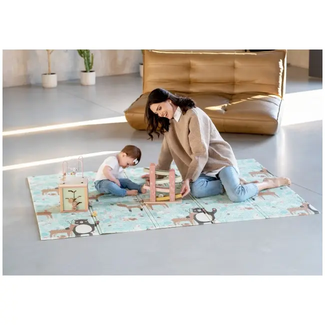 Neno mondo &ndash; saltea educativă, pentru joacă, din spumă pentru copii nen-bab-zb001