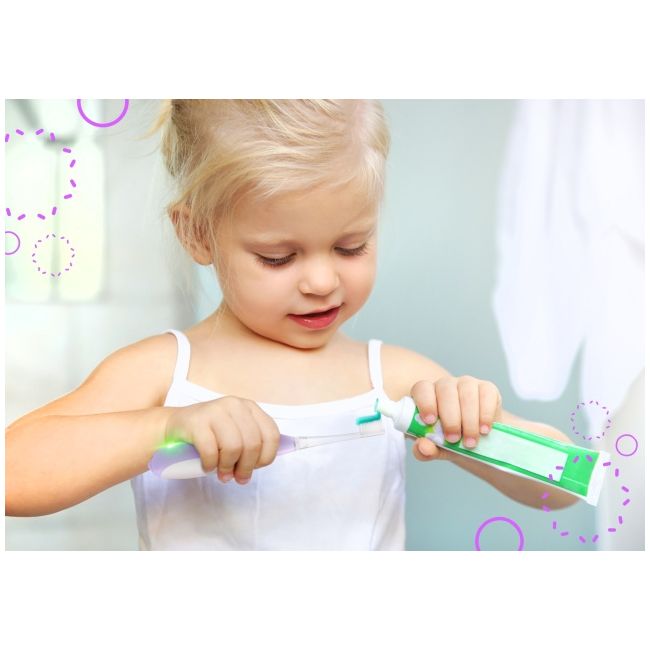 Neno tutti violet – periuță de dinți electrică (3-6 ani) nen-bab-sc006