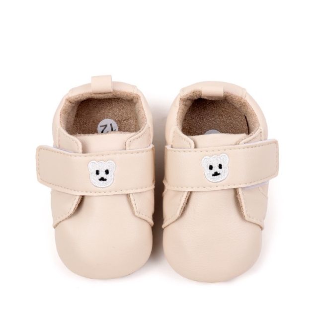 Pantofiori bebelusi crem cu talpa flexibila si design elegant chbzz4178-3-va9