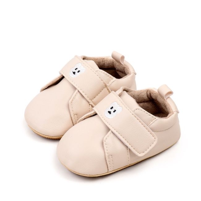 Pantofiori bebelusi crem cu talpa flexibila si design elegant chbzz4178-3-va9