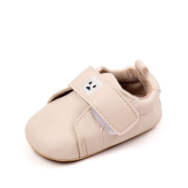 Pantofiori bebelusi crem cu talpa flexibila si design elegant chbzz4178-3-va9