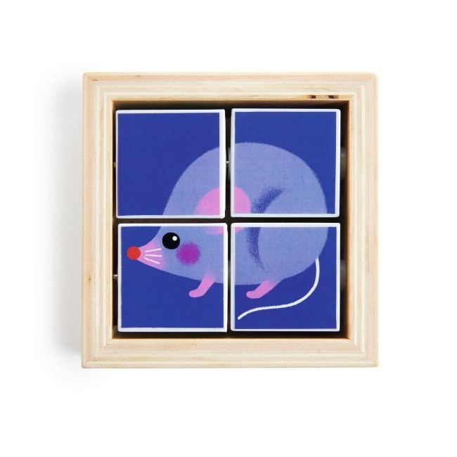 Puzzle forme rotative tournibist, djeco dj01956