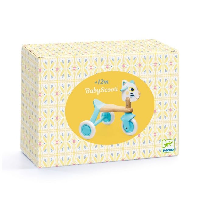 Tricicleta lemn fara pedale, djeco dj06133