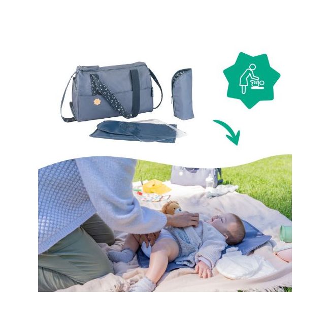 Badabulle - geanta pentru scutece pocketstyle blue bbbb043043