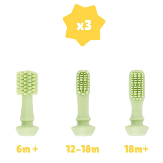 Badabulle - periuta de dinti din silicon pentru bebelusi bbbb032006
