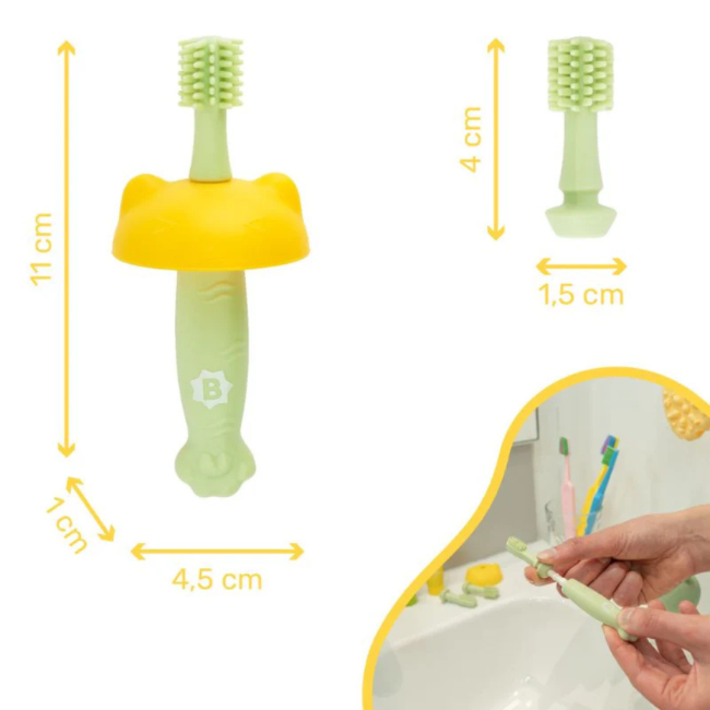 Badabulle - periuta de dinti din silicon pentru bebelusi bbbb032006