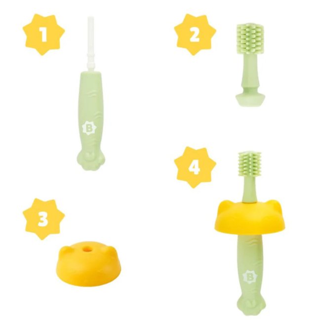 Badabulle - periuta de dinti din silicon pentru bebelusi bbbb032006