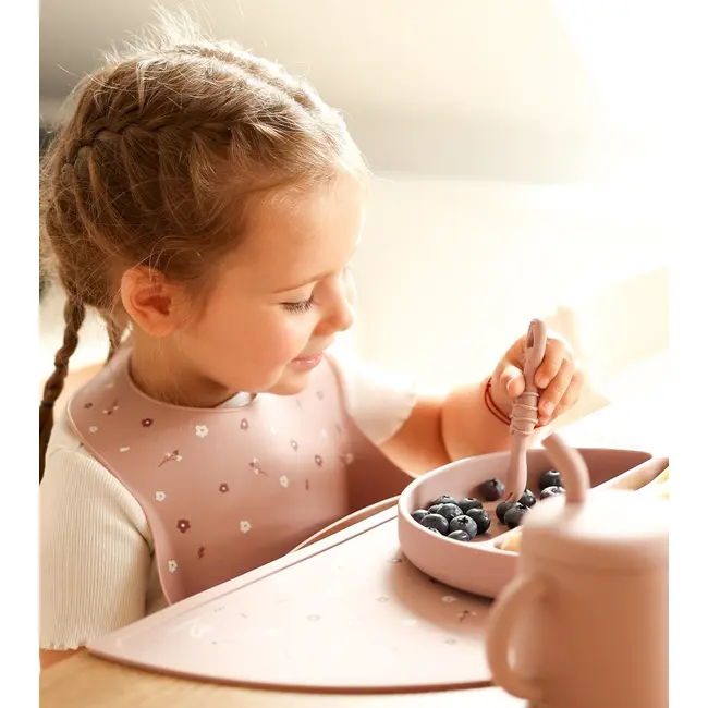 Baveta Din Silicon Cu Buzunar, Ajustabila, Goose Family, Cream Pjbbs_gf