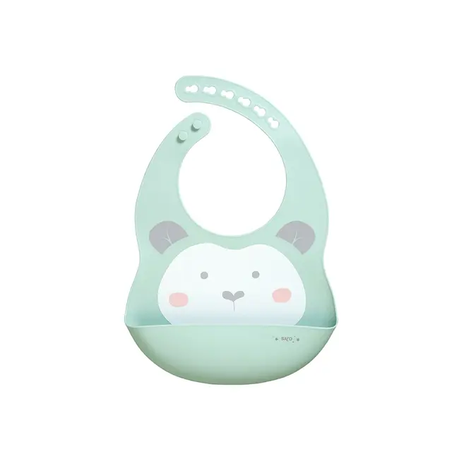 Baveta Din Silicon Cu Buzunar, Ajustabila, Sweet  Fun, Mint Pjb16631