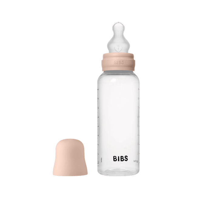 Bibs - set complet biberon anticolici, 270 ml, silicon, blush bbb50171244