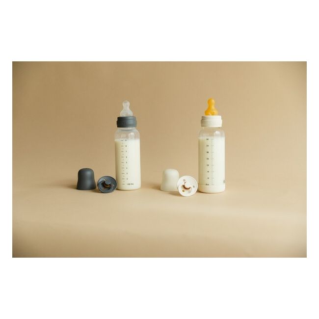 Bibs - set complet biberon anticolici, 270 ml, silicon, blush bbb50171244