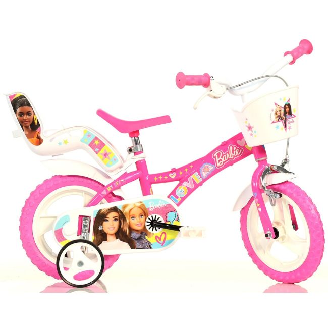 Bicicleta pentru copii Barbie DB-612GL-02BA Dino Bikes, 12 inch SUPDB-612GL-02BA