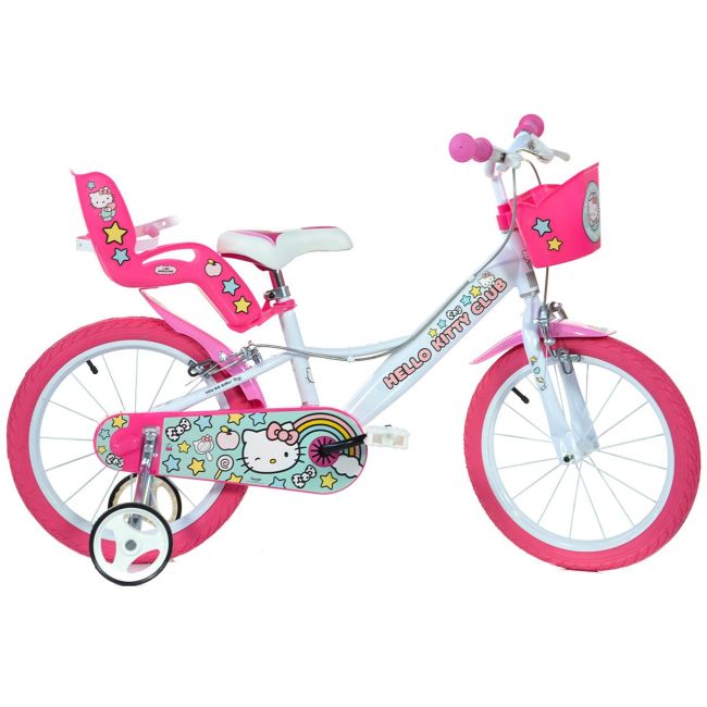 Bicicleta pentru copii Hello Kitty DB-164R-HK2 Dino Bikes, 16 inch SUPDB-164R-HK2