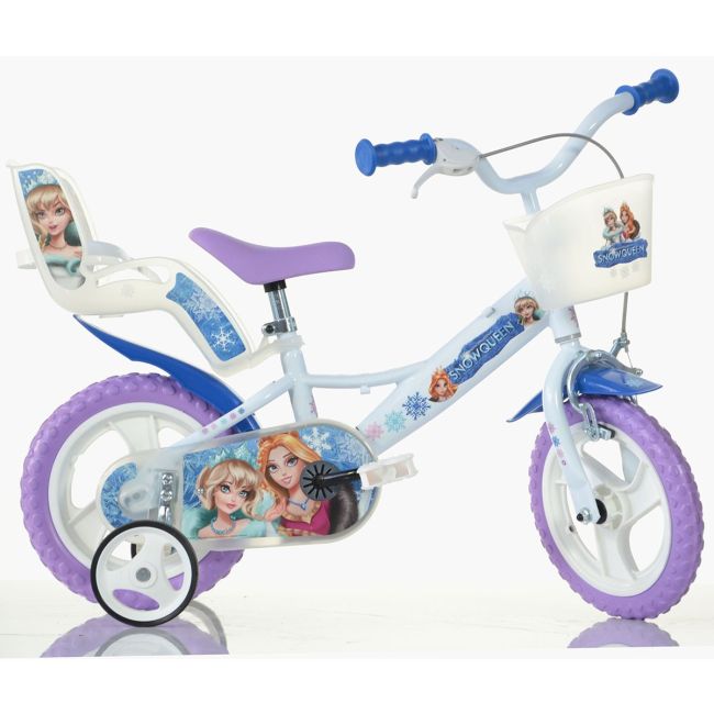 Bicicleta pentru copii Snow Queen DB-124RL-SQ Dino Bikes, 12 inch SUPDB-124RL-SQ