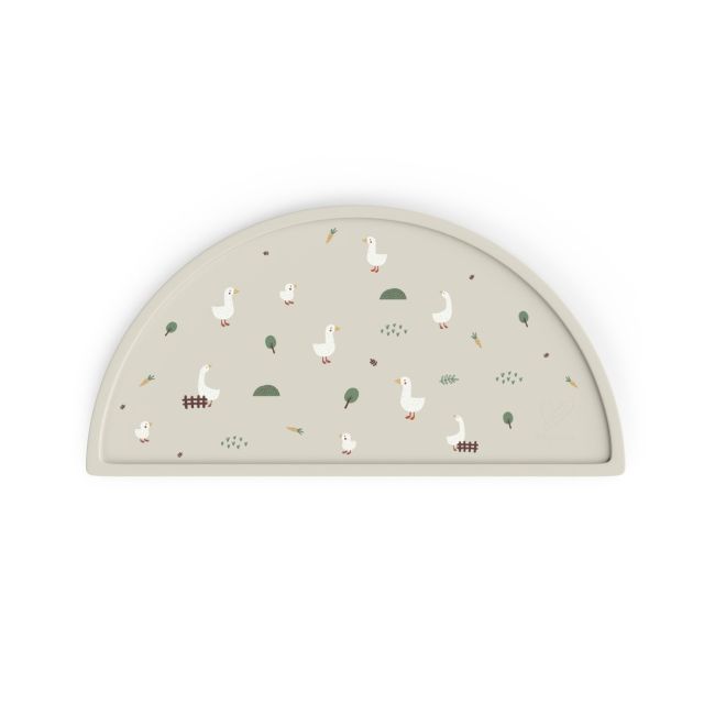 Covoras Pentru Diversificare, Din Silicon, Fara Bpa, Forma Semicirculara 45,5 Cm Si 23 Cm, Goose Family Pjbcssm_gf