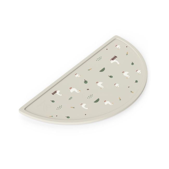 Covoras Pentru Diversificare, Din Silicon, Fara Bpa, Forma Semicirculara 45,5 Cm Si 23 Cm, Goose Family Pjbcssm_gf